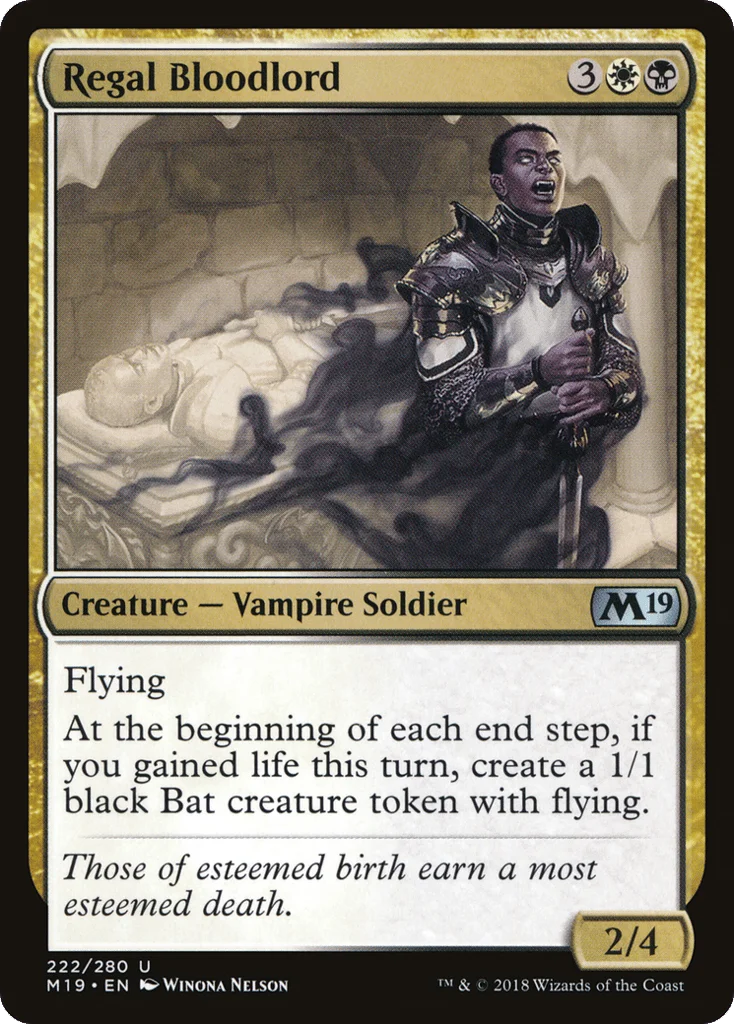 Regal Bloodlord · Core Set 2019