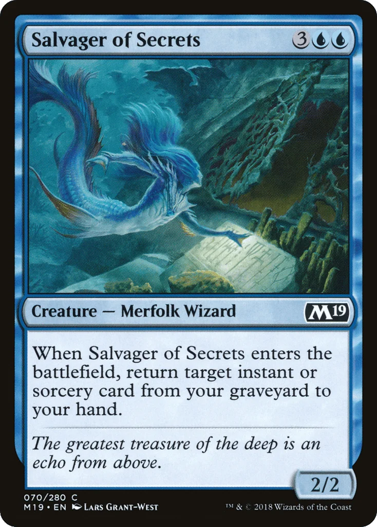 Salvager of Secrets · Core Set 2019