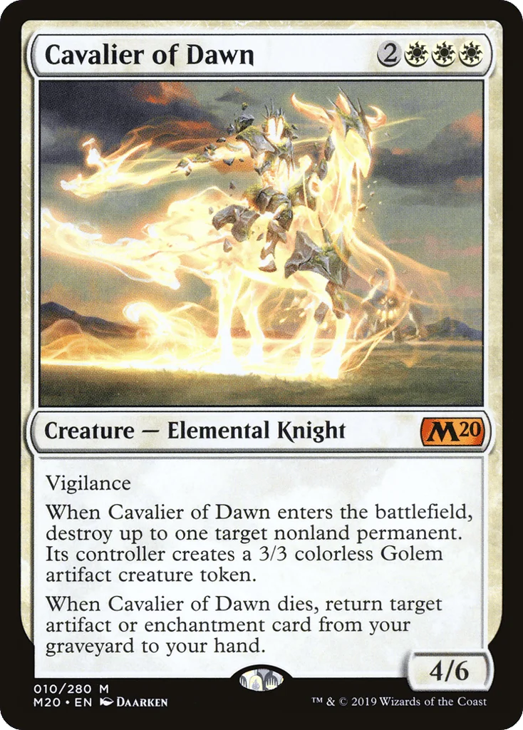 Cavalier of Dawn · Core Set 2020