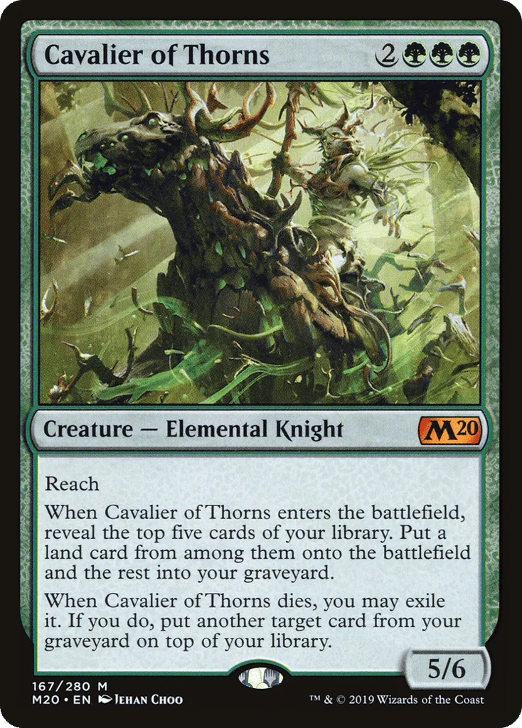 Cavalier of Thorns · Core Set 2020