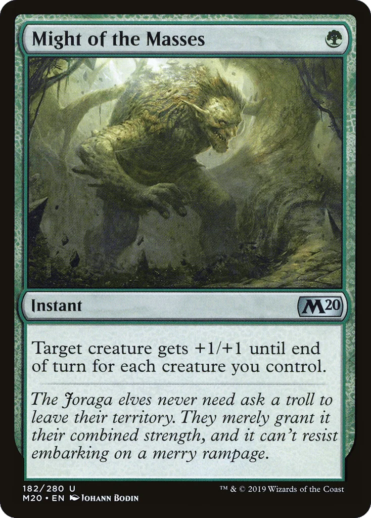 Might of the Masses · Core Set 2020