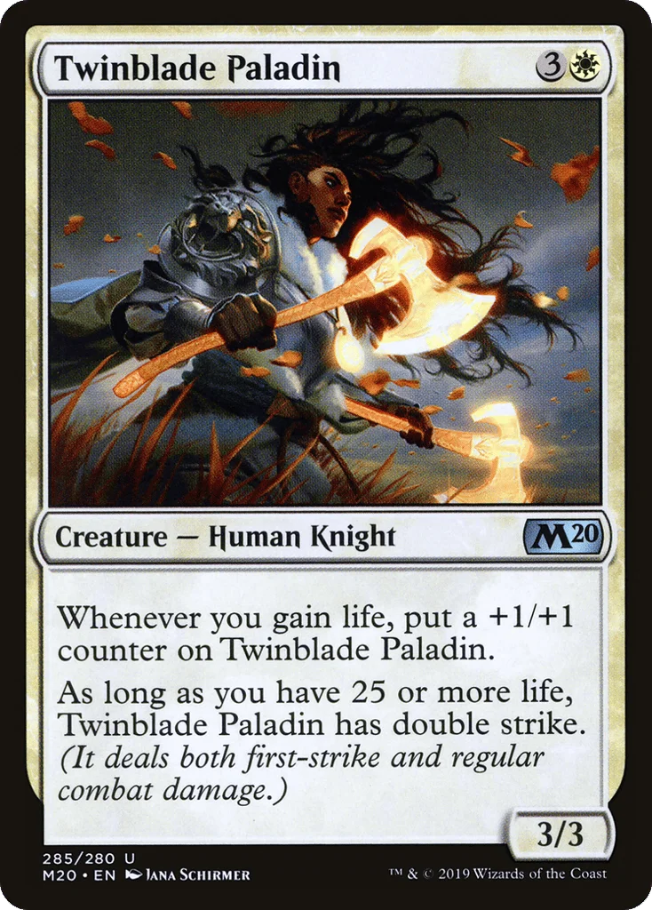 Twinblade Paladin · Core Set 2020