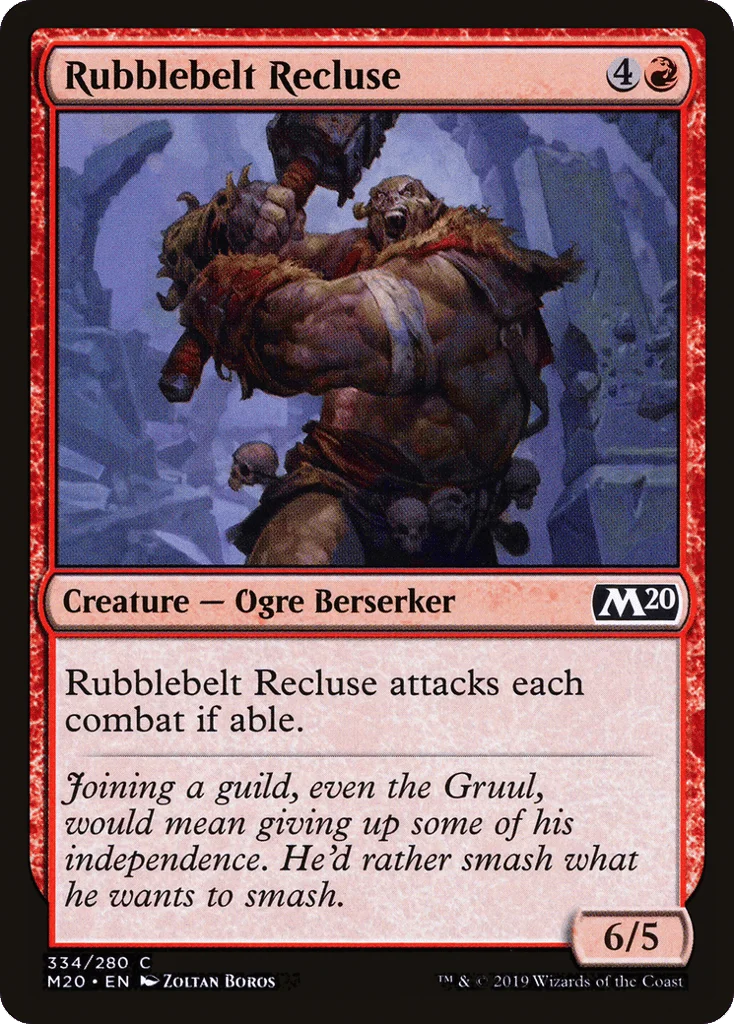 Rubblebelt Recluse · Core Set 2020