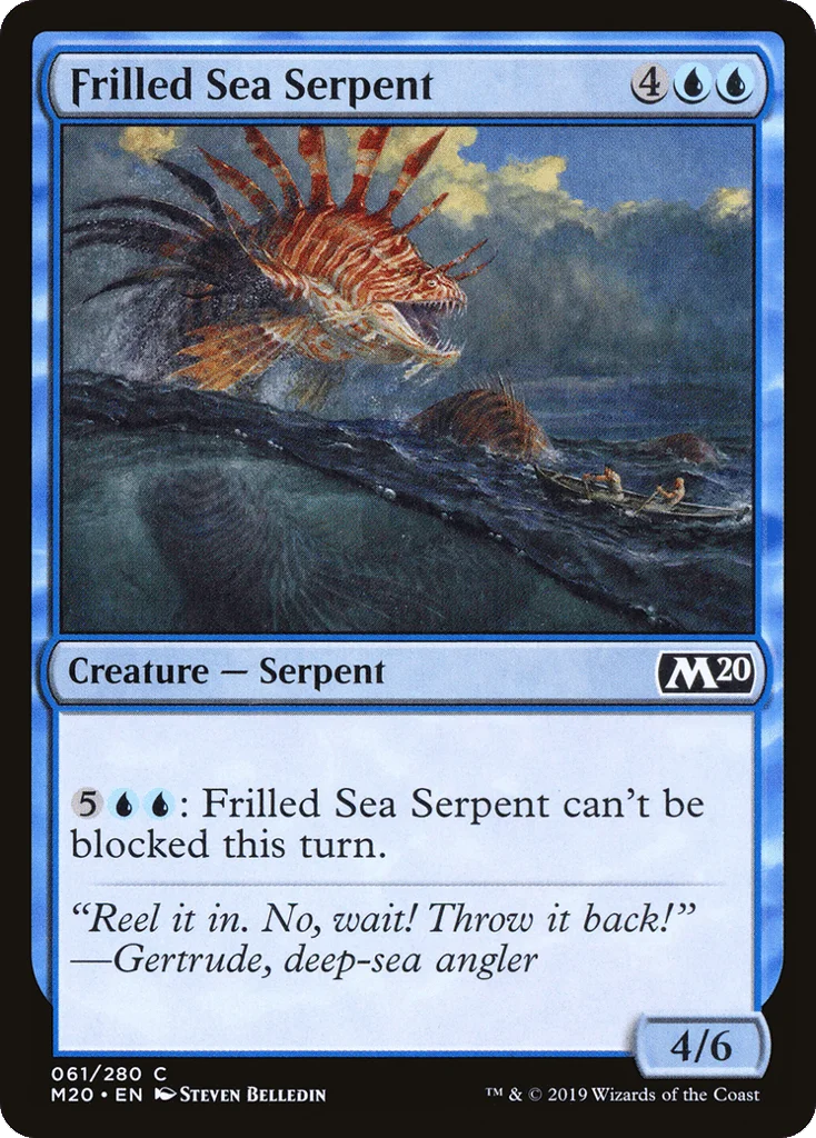 Frilled Sea Serpent · Core Set 2020