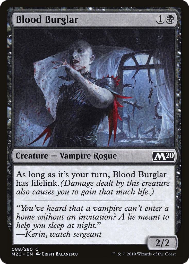 Blood Burglar · Core Set 2020