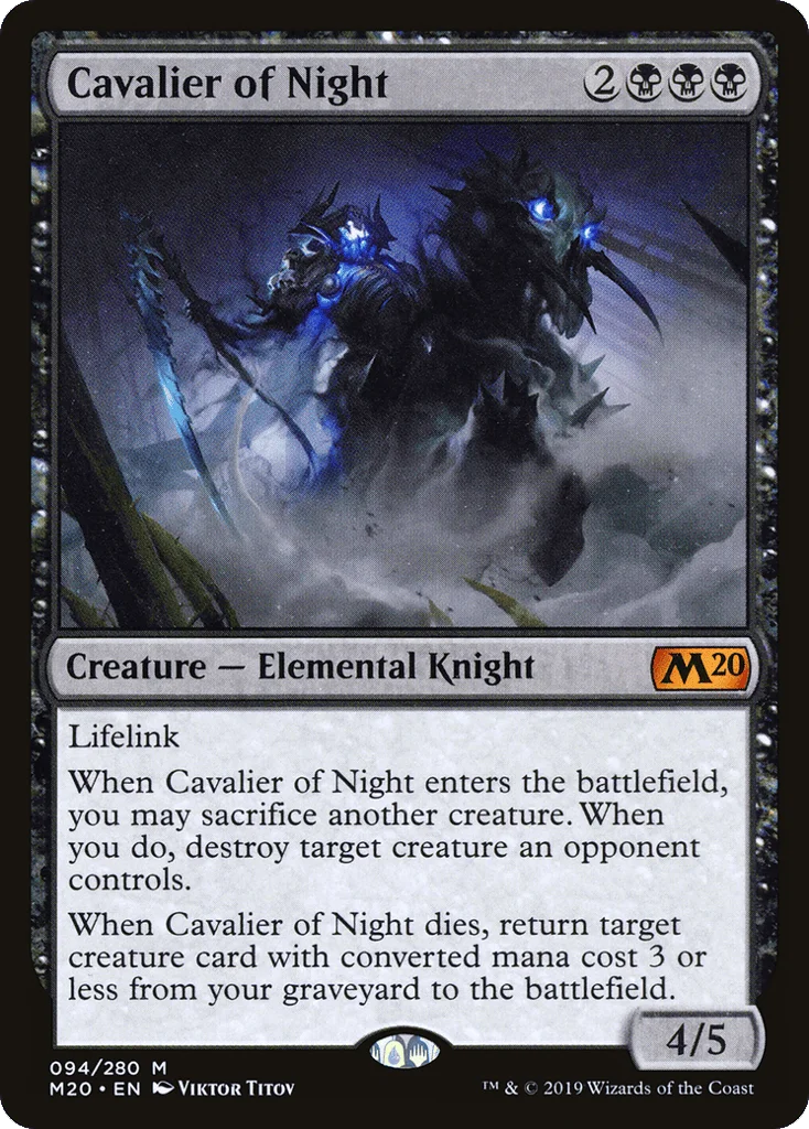 Cavalier of Night · Core Set 2020