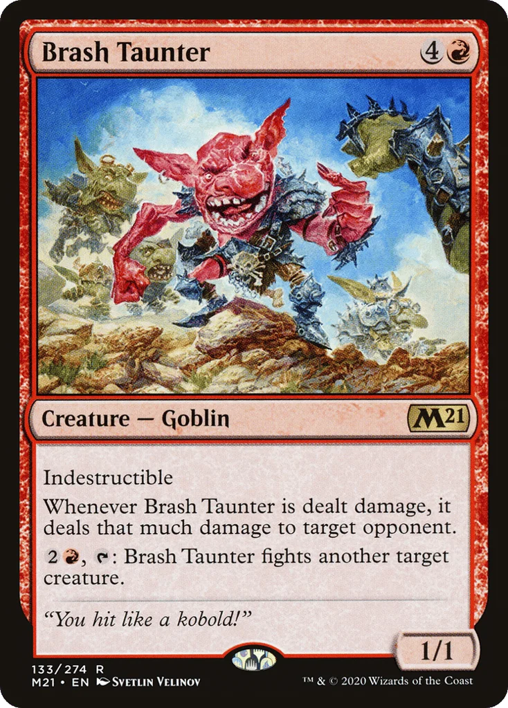 Brash Taunter · Core Set 2021