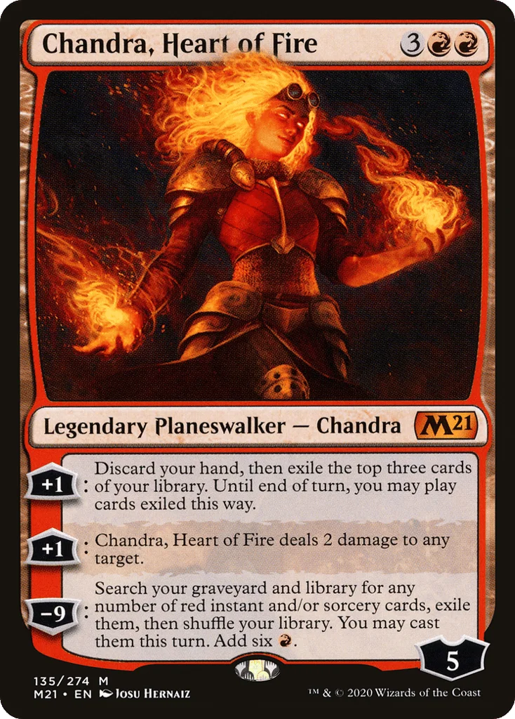 Chandra, Heart of Fire · Core Set 2021