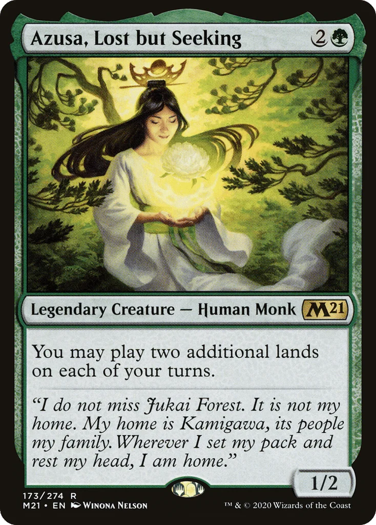 Azusa, Lost but Seeking · Core Set 2021