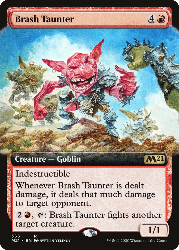 Brash Taunter · Core Set 2021