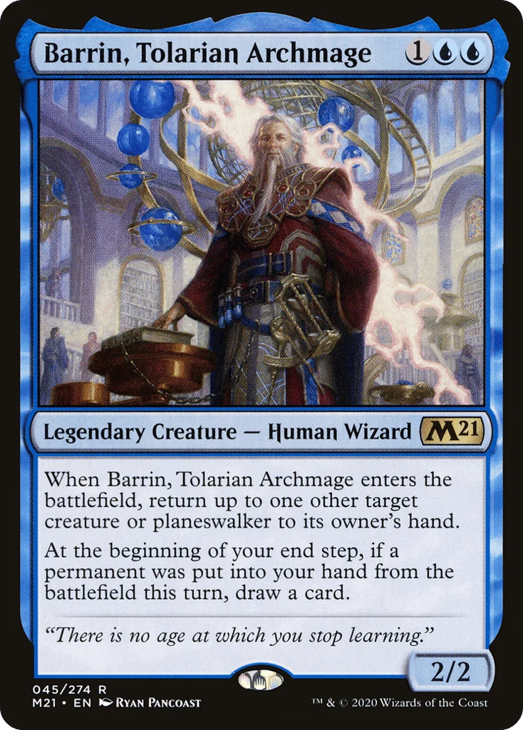 Barrin, Tolarian Archmage · Core Set 2021
