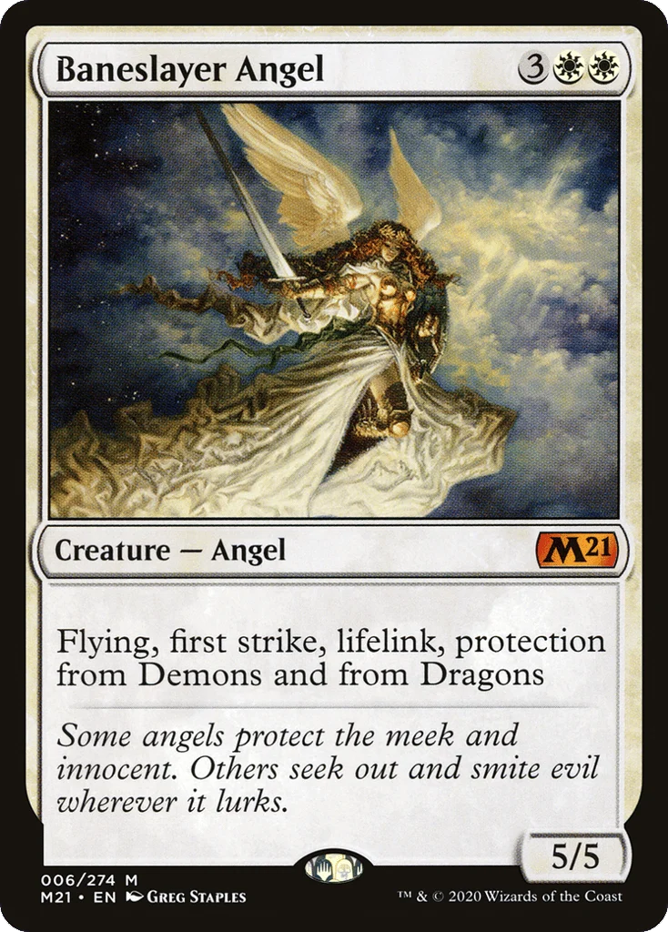 Baneslayer Angel · Core Set 2021