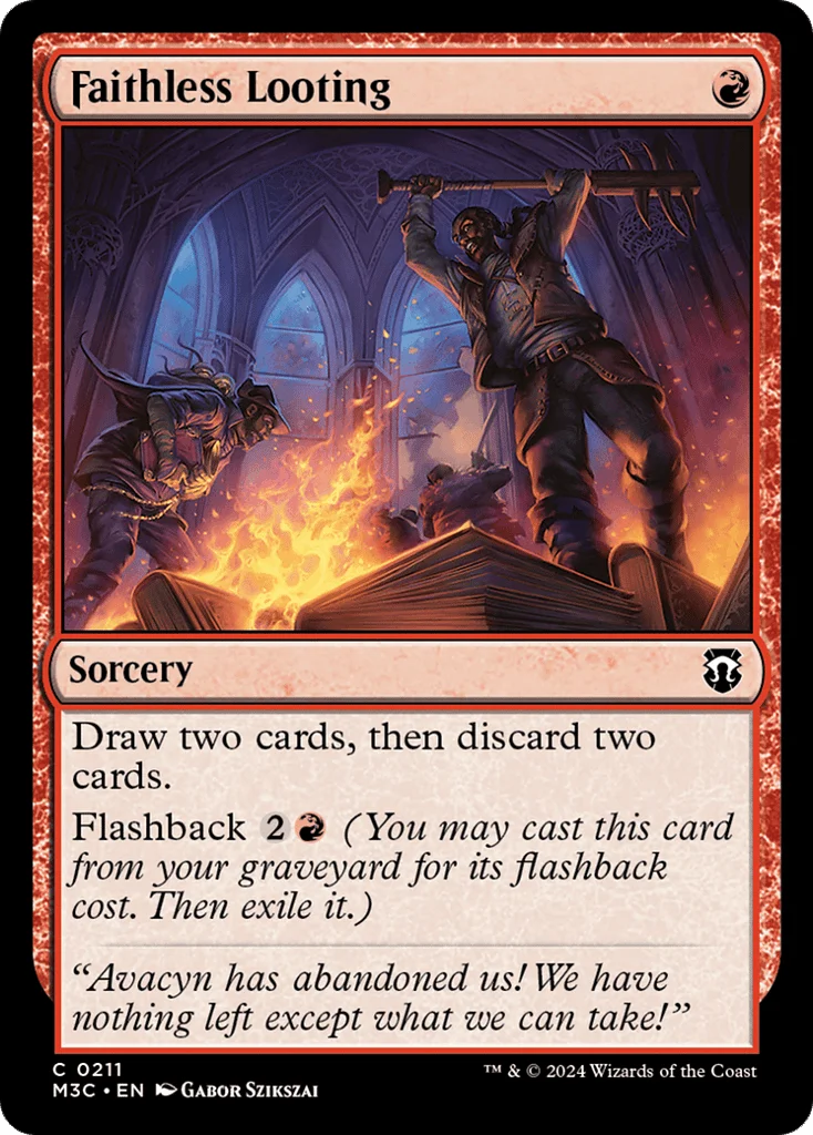 Faithless Looting · Modern Horizons 3 Commander