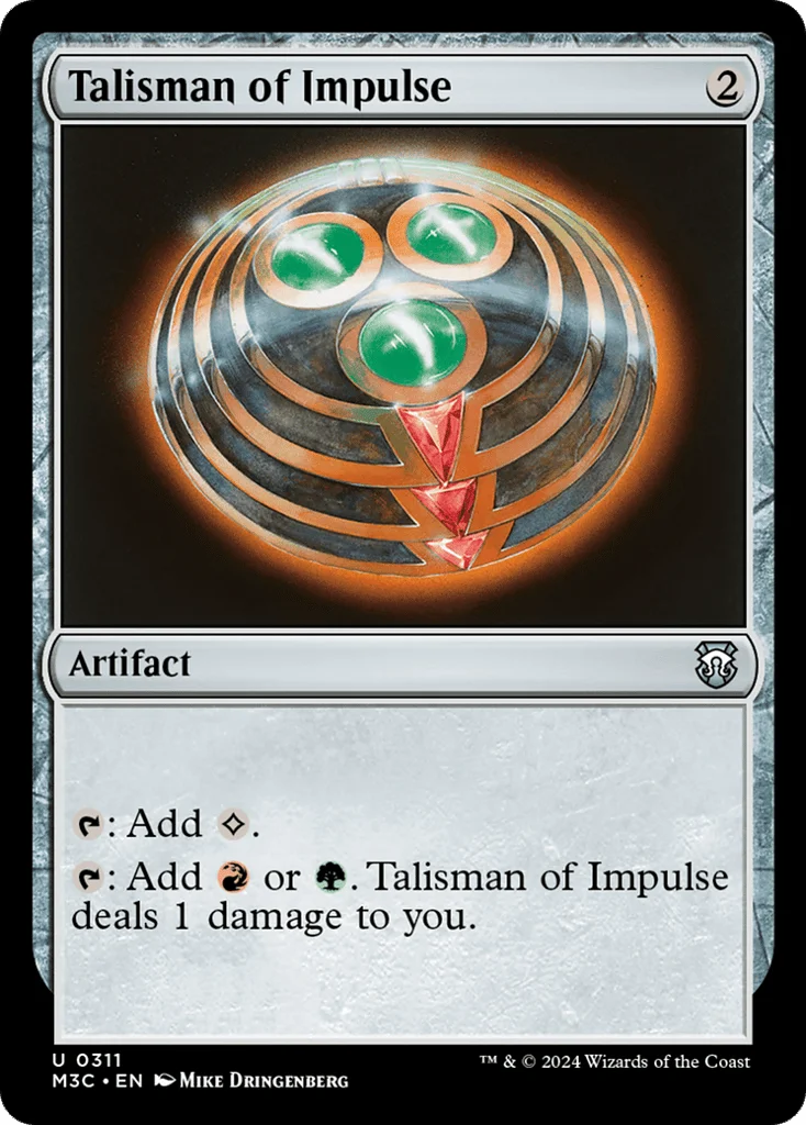 Talisman of Impulse · Modern Horizons 3 Commander