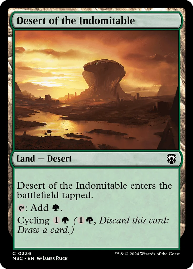 Desert of the Indomitable · Modern Horizons 3 Commander