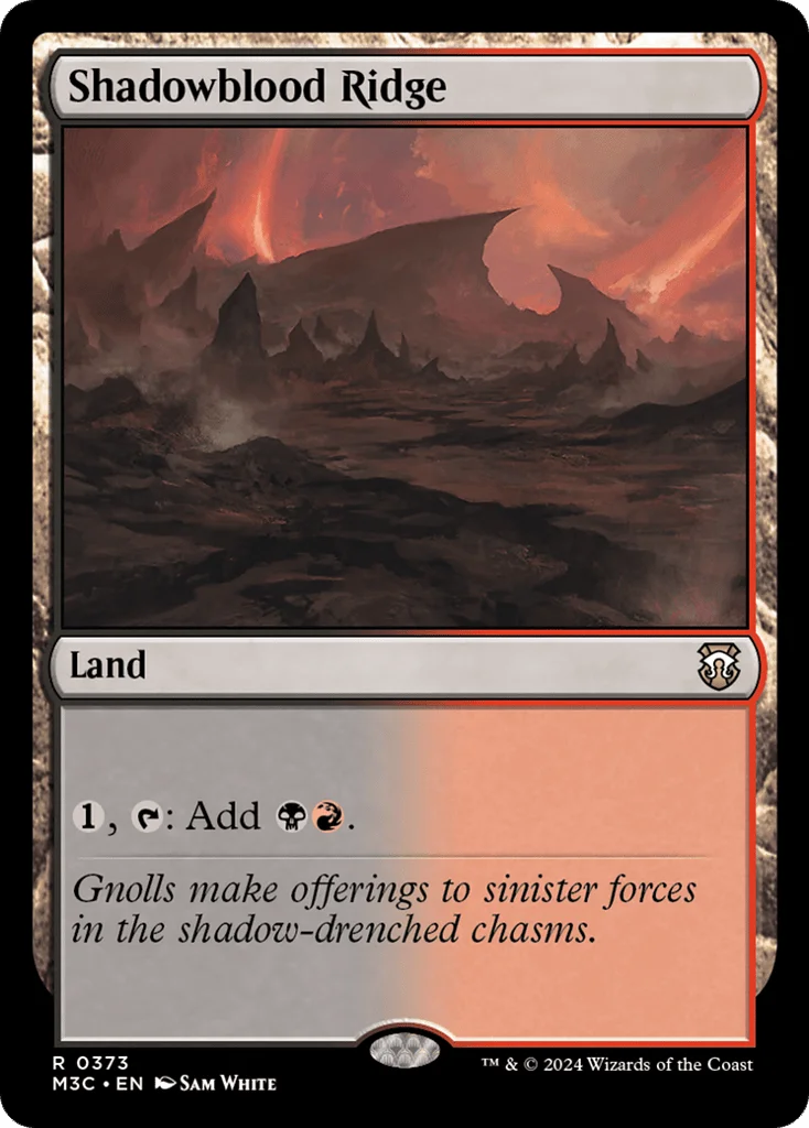 Shadowblood Ridge · Modern Horizons 3 Commander