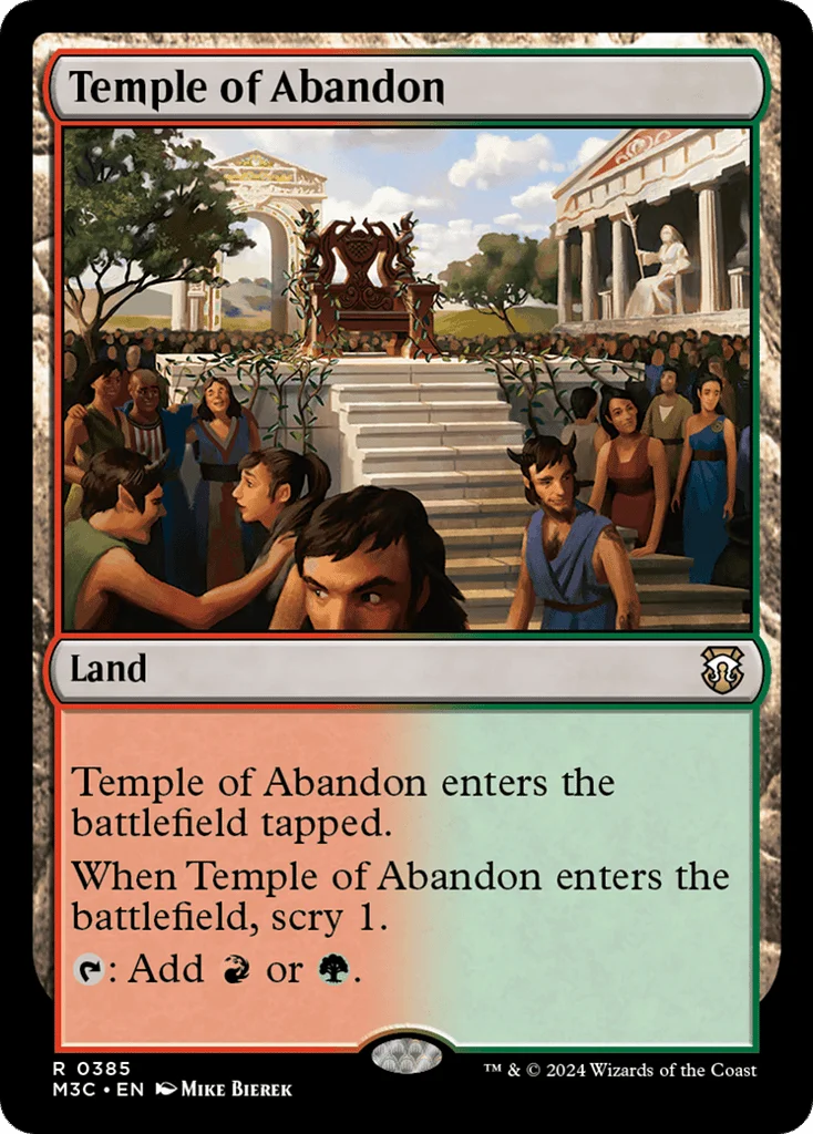 Temple of Abandon · Modern Horizons 3 Commander