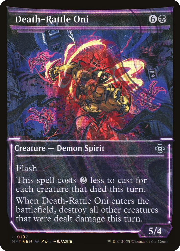 Death-Rattle Oni · March of the Machine: The Aftermath