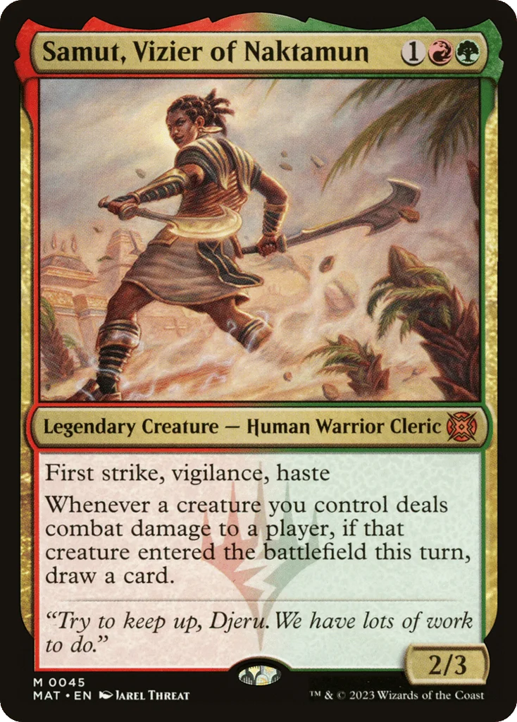 Samut, Vizier of Naktamun · March of the Machine: The Aftermath
