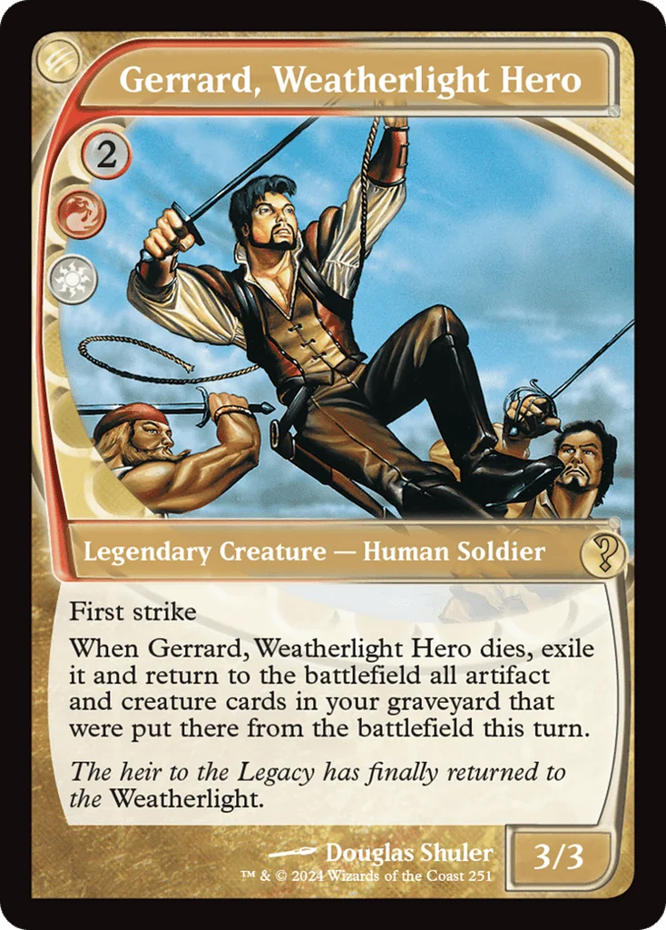 Gerrard, Weatherlight Hero · Mystery Booster 2