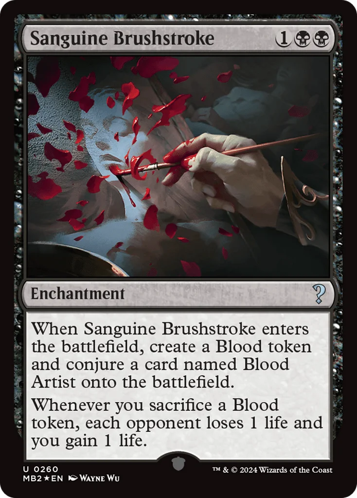 Sanguine Brushstroke · Mystery Booster 2