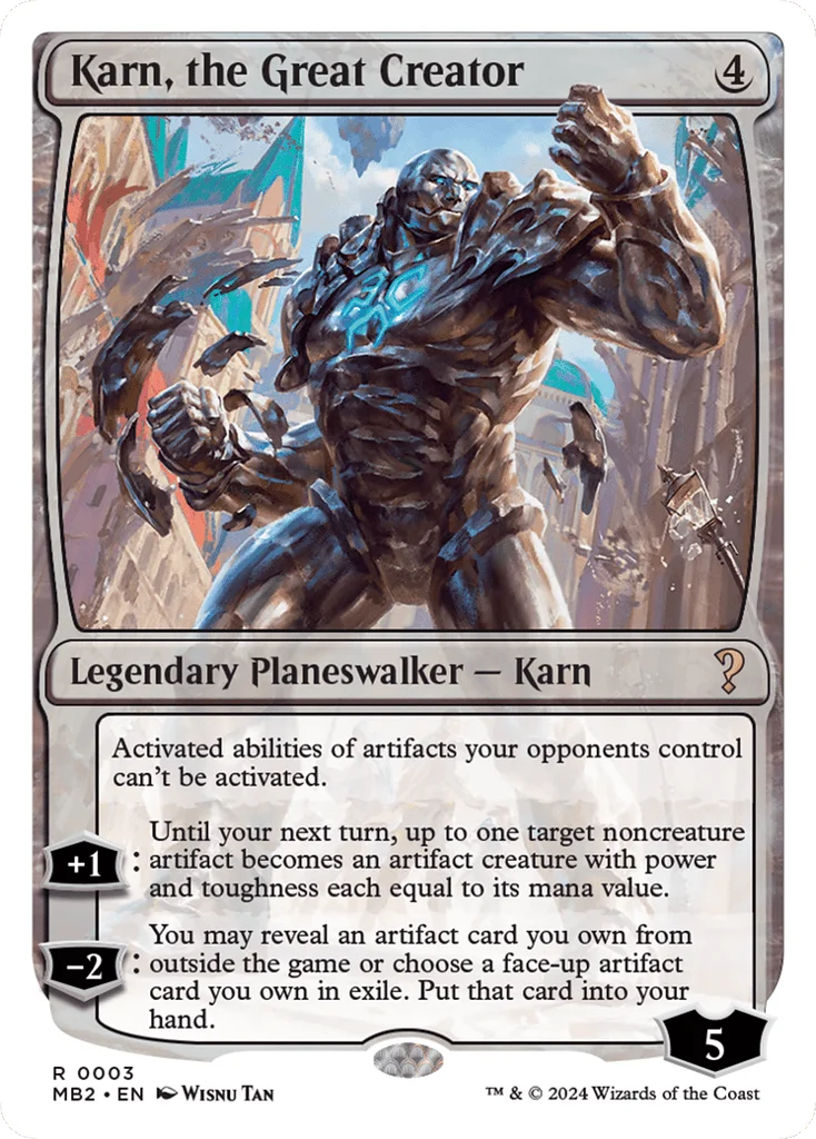 Karn, the Great Creator · Mystery Booster 2