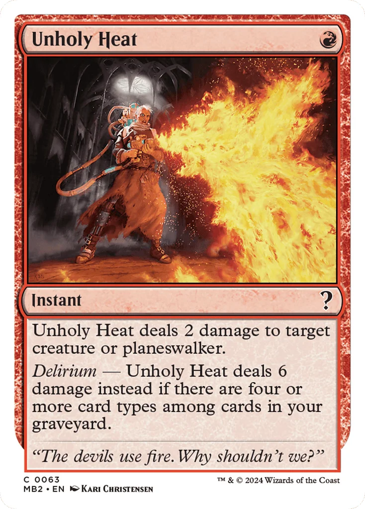 Unholy Heat · Mystery Booster 2