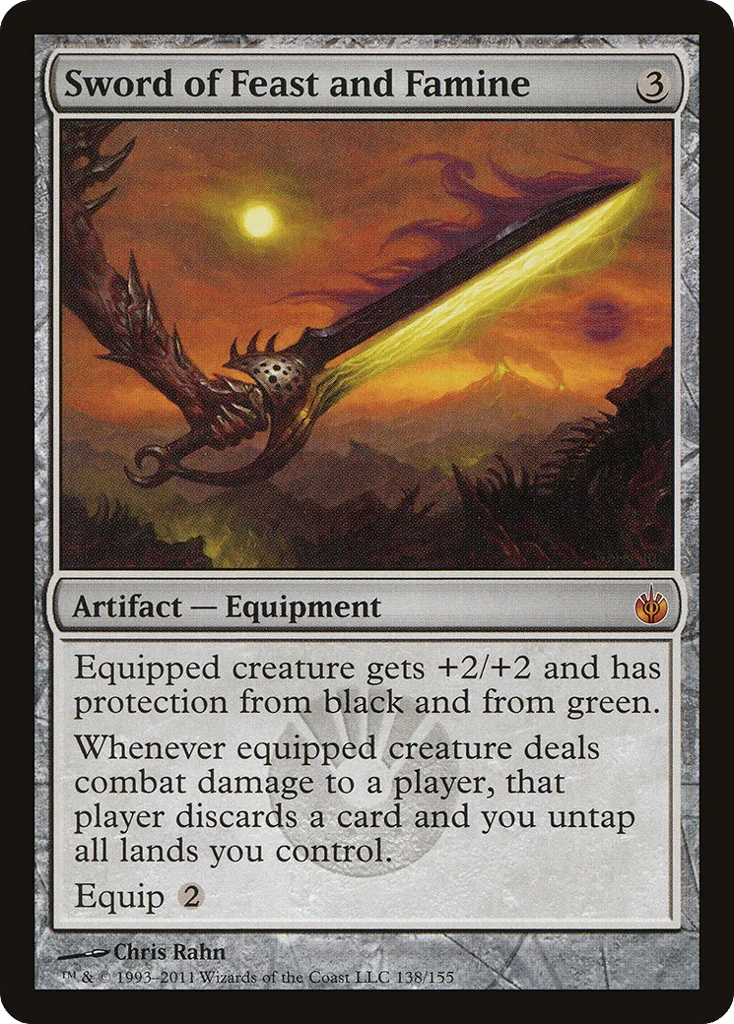 Sword of Feast and Famine · Mirrodin Besieged