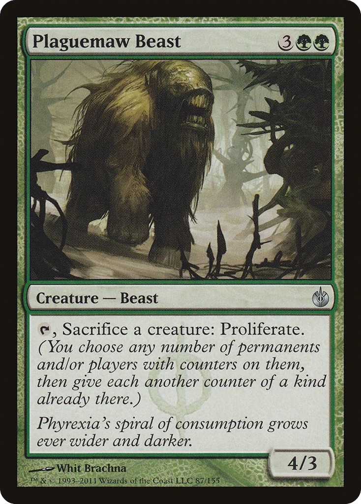 Plaguemaw Beast · Mirrodin Besieged