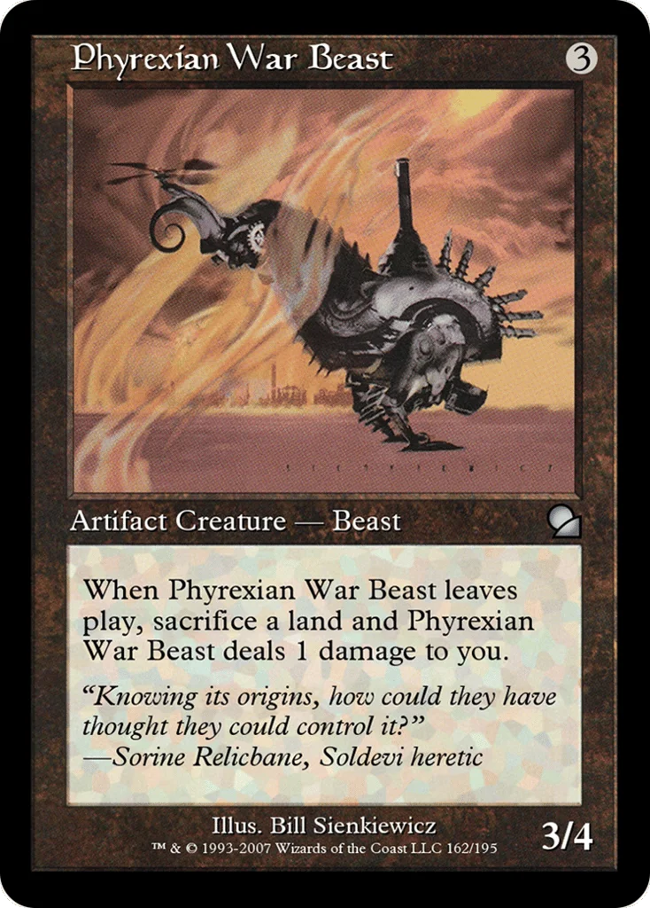 Phyrexian War Beast · Masters Edition