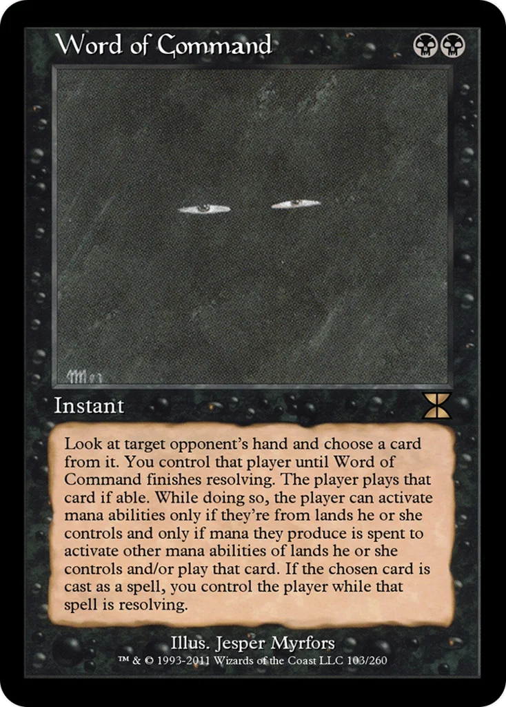 Word of Command · Masters Edition IV