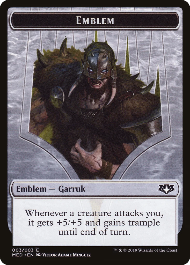Garruk, Apex Predator Emblem · Mythic Edition