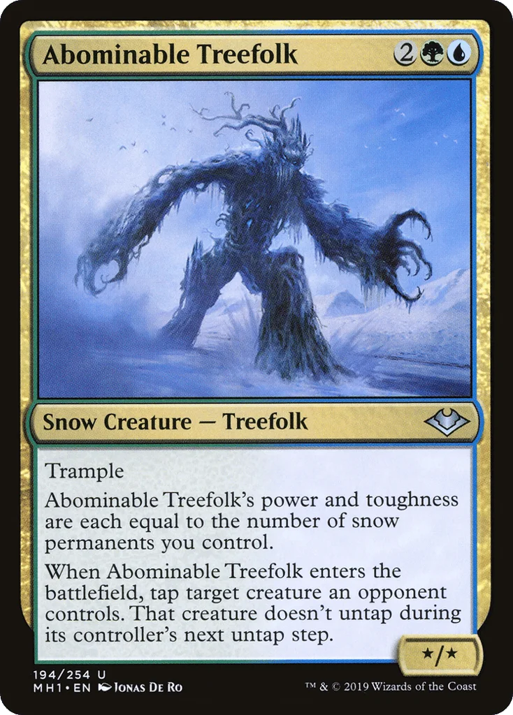 Abominable Treefolk · Modern Horizons