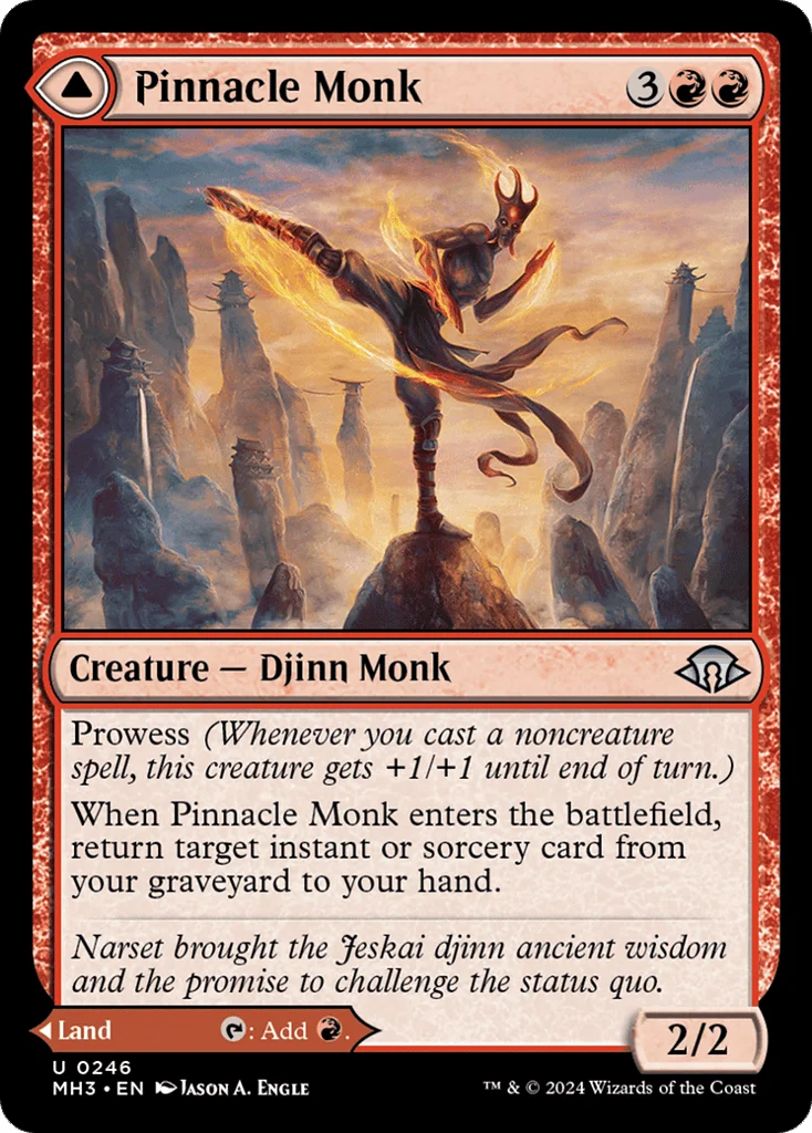 Pinnacle Monk // Mystic Peak · Modern Horizons 3