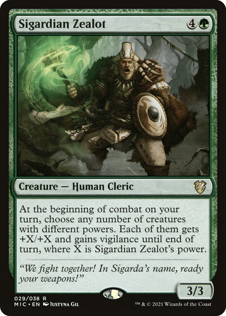 Sigardian Zealot · Midnight Hunt Commander