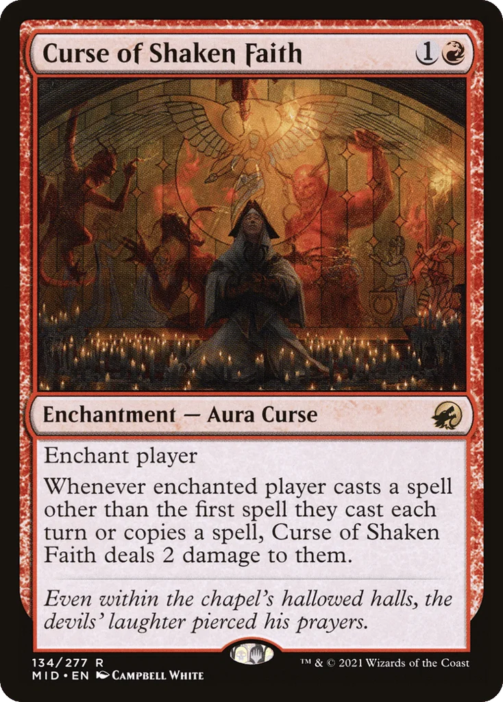 Curse of Shaken Faith · Innistrad: Midnight Hunt