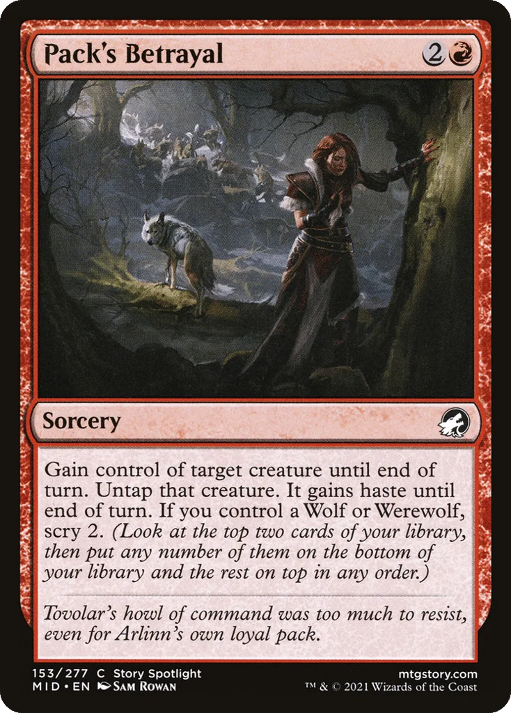Pack's Betrayal · Innistrad: Midnight Hunt