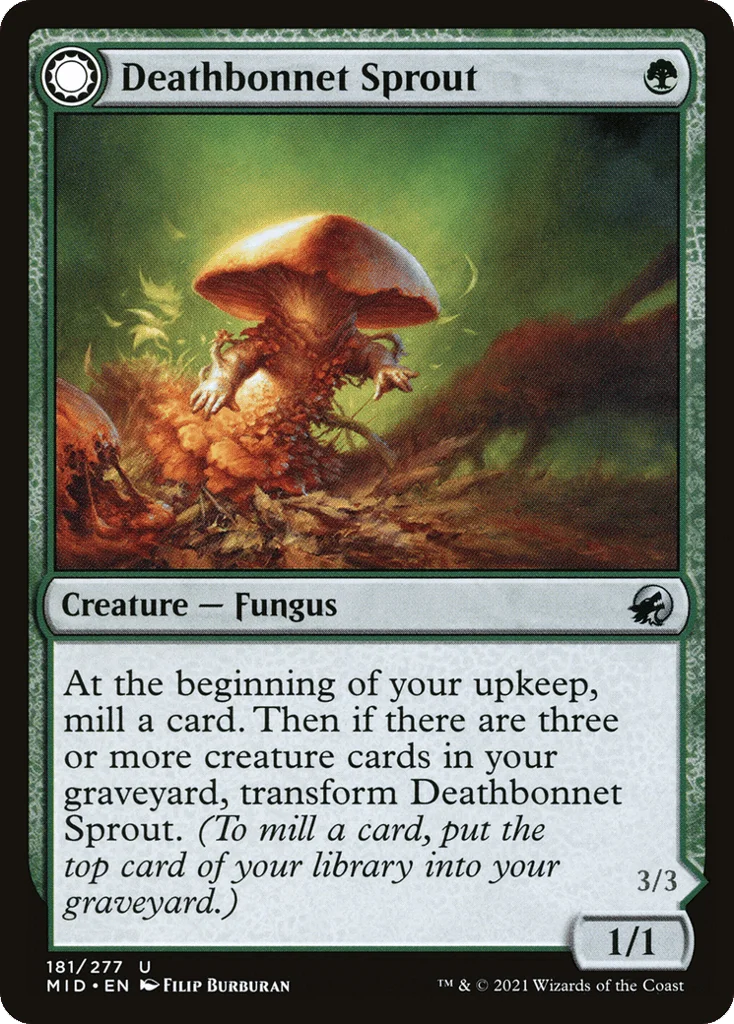 Deathbonnet Sprout // Deathbonnet Hulk · Innistrad: Midnight Hunt