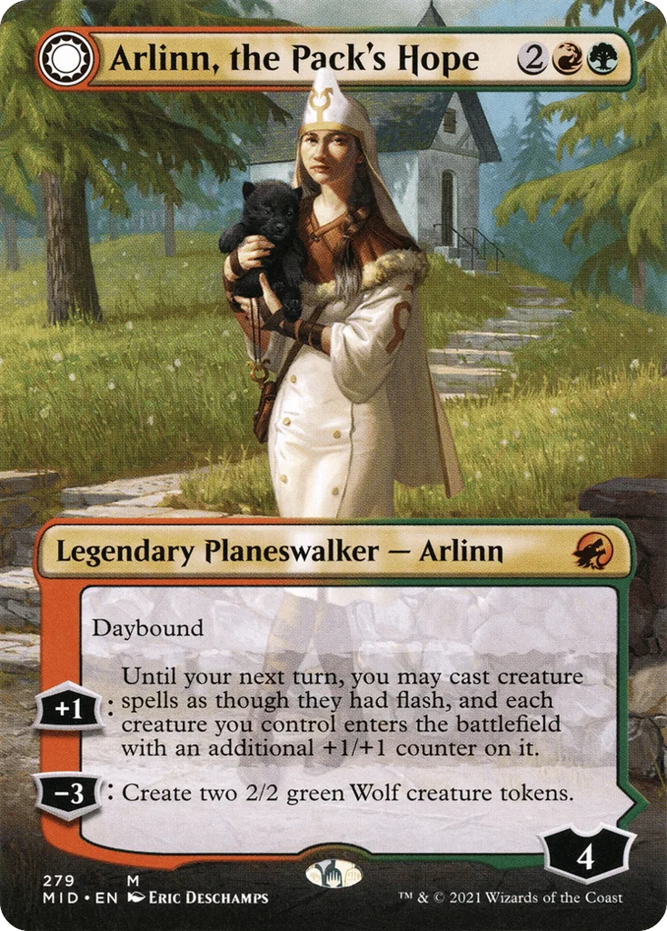 Arlinn, the Pack's Hope // Arlinn, the Moon's Fury · Innistrad: Midnight Hunt