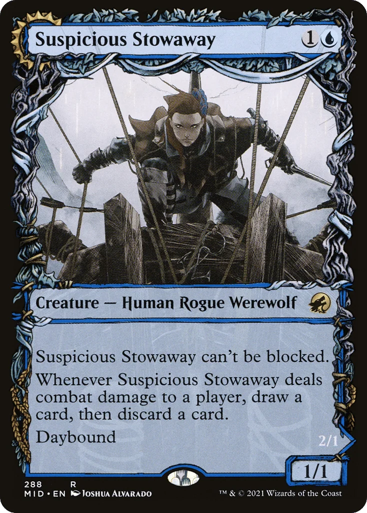 Suspicious Stowaway // Seafaring Werewolf · Innistrad: Midnight Hunt