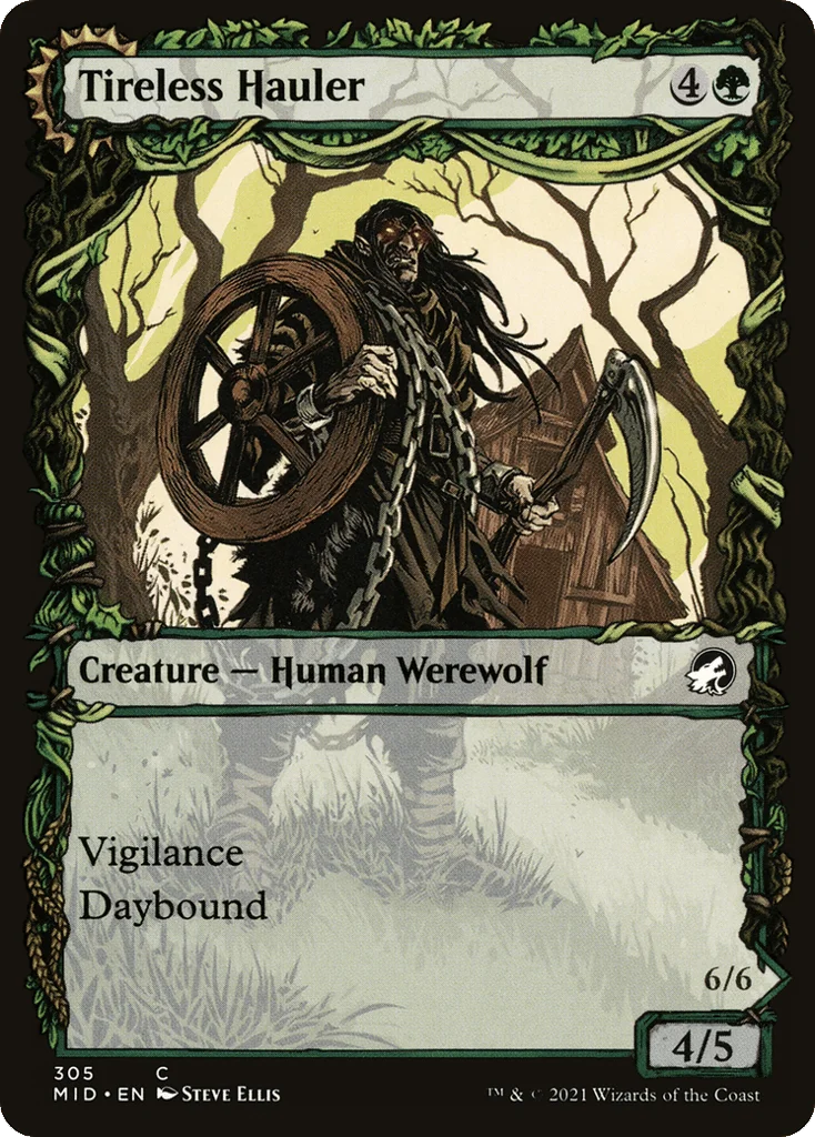 Tireless Hauler // Dire-Strain Brawler · Innistrad: Midnight Hunt