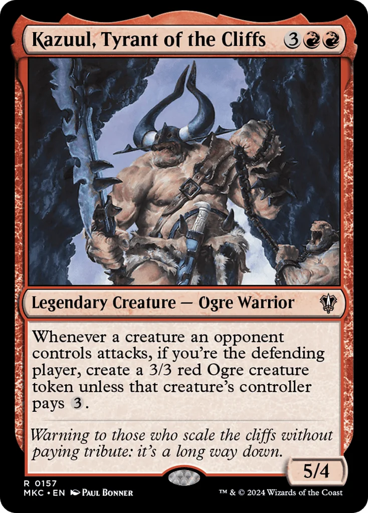 Kazuul, Tyrant of the Cliffs · Murders at Karlov Manor Commander