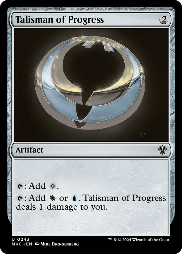 Talisman of Progress · Murders at Karlov Manor Commander