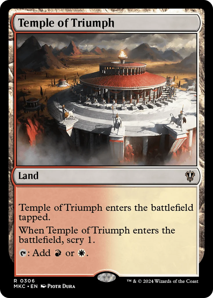 Temple of Triumph · Murders at Karlov Manor Commander