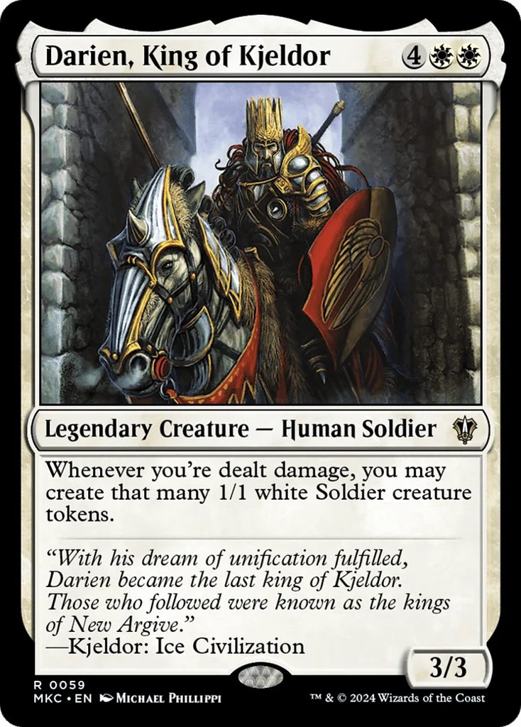 Darien, King of Kjeldor · Murders at Karlov Manor Commander