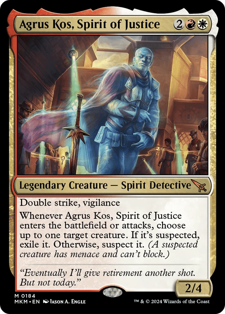 Agrus Kos, Spirit of Justice · Murders at Karlov Manor