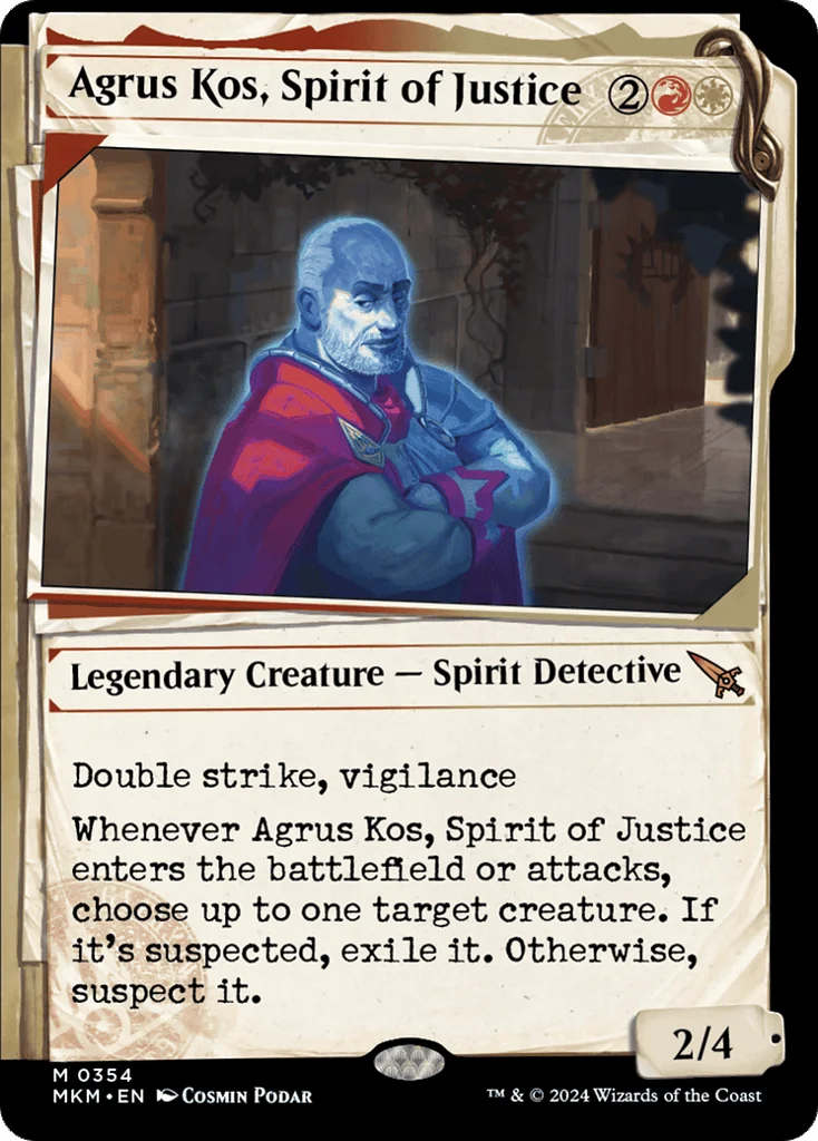 Agrus Kos, Spirit of Justice · Murders at Karlov Manor