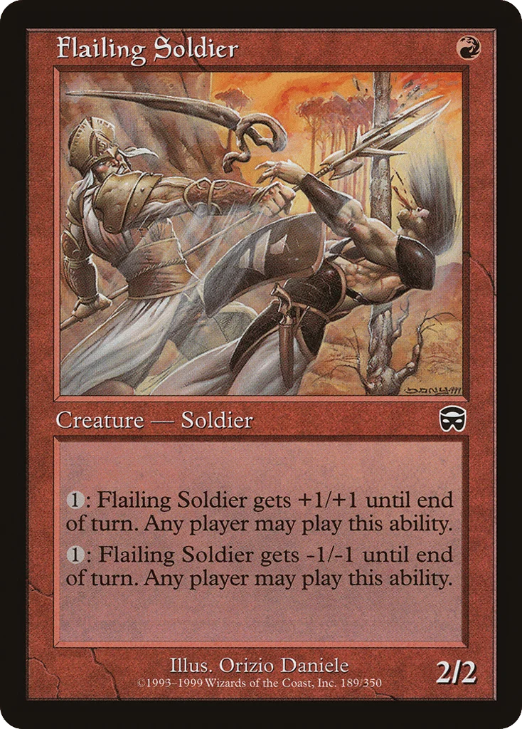 Flailing Soldier · Mercadian Masques
