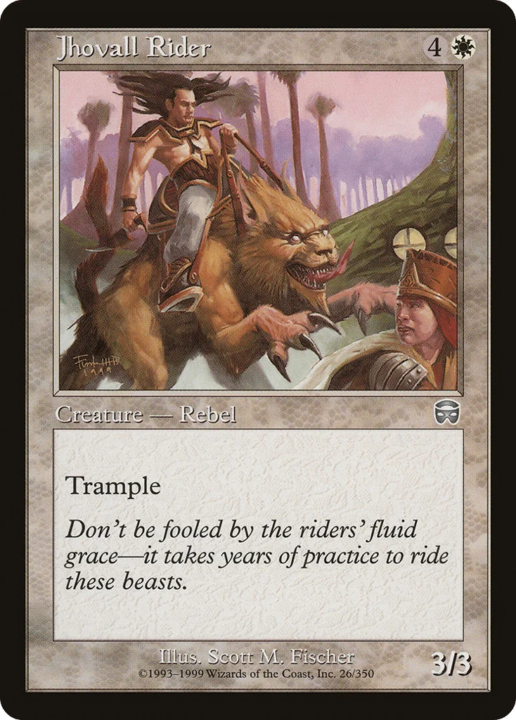 Jhovall Rider · Mercadian Masques