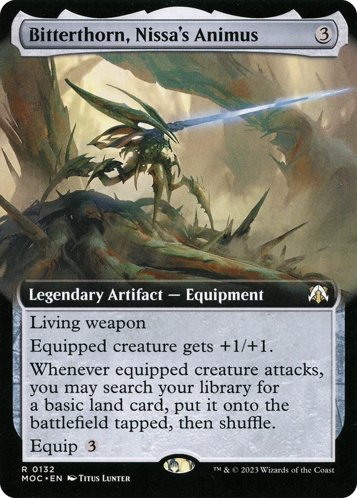 Bitterthorn, Nissa's Animus · March of the Machine Commander